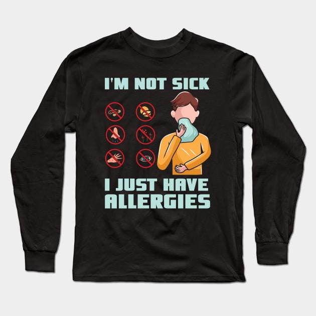 Allergy Awareness Gift Long Sleeve T-Shirt by maxdax